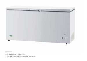 G-BD650S Congelatori a pozzetto con refrigerazione statica - Capacità Lt 537 -Apertura superiore scorrevole