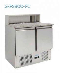 Saladette refrigerada G-PS900-FC - Temperatura + 2 ° / + 8 ° C - N. 2 puertas - Capacidad 240 litros