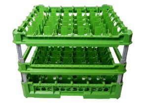 GEN-K46x6 CLASSIC BASKET 36 SQUARE COMPARTMENTS - Cup height from 240mm to 340mm