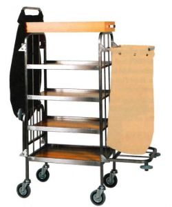 CA740  Laundry cleaning multipurpose trolley 4 shelves