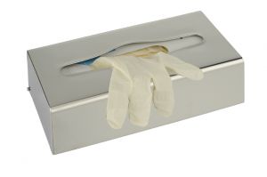 T105054 Polished Stainless steel Tissue and gloves holder dispenser