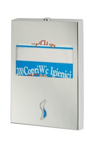 T105050 Distributore di carta copriwater inox AISI 304 brillante