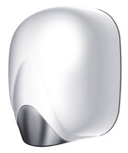 T704300 Sèche-mains à photocellule haute performance, ABS blanc, LAME sans résistance