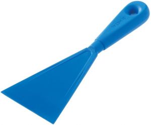 AC-ST Spatula in shockproof light blue material, size 9.5 cm.