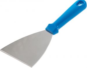AC-ST4M Triangular spatula, 11x10 cm stainless steel blade, plastic handle