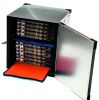 BPE33R Non-insulated pizza box, central shelf for 2 ø 33 thermal bags