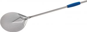 I-23-200 Stainless steel pizza peel ø 23 cm with handle 180 cm