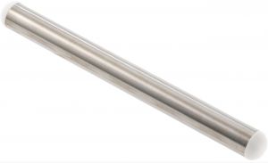 MTI30 Stainless steel pizza rolling pin length 30 cm ø 2,50