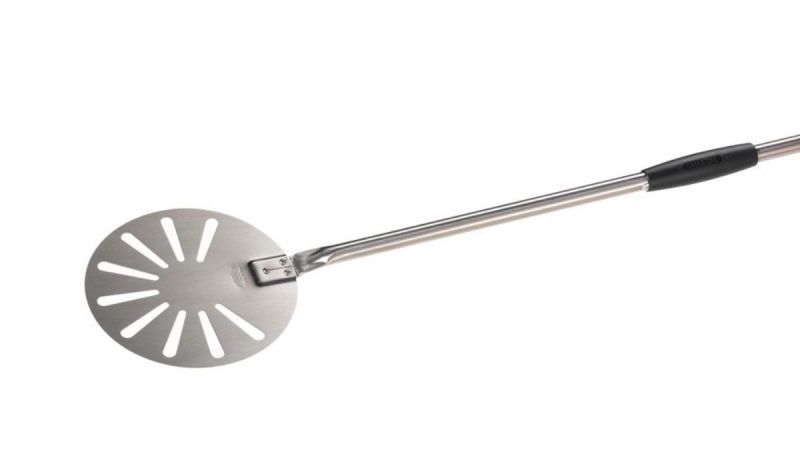 Turning Pizza Peel with Black Handle 120cm 