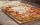 VBS6040 Planche à découper 60x40cm en bois de hêtre pour découper la pizza en 8 tranches