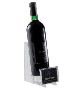 EV04201 EASY 3 Présentoir à vin avec porte-étiquette pour bouteilles ø 8,2 cm