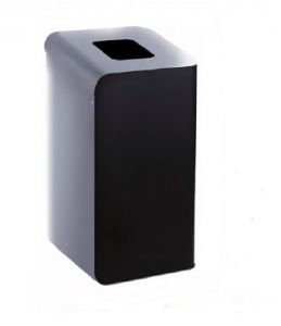 T789202 Waste paper bin for separate waste collection 80 liters - Gray