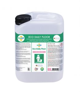 T82000330 Détergent désinfectant pour sols pour lavage manuel (Verveine) Eco Daily Floor - Pack de 4 pièces