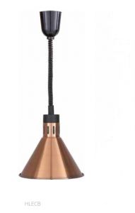 HLECB Lámpara de infrarrojos color cobre diámetro 270 mm Forcar
