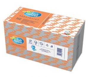 TTR031 "V" folded towel paper for dispenser 150 sheets X 20 packets
