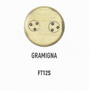 FT12S GRAMIGNA die for FAMA fresh pasta machine MINI model