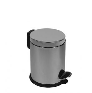 T913030 3 liter shiny stainless steel pedal bin (pack of 8 pieces)