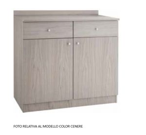 ML3202SSN Restaurant room cabinet with 2 doors dim 90x48x95h walnut color