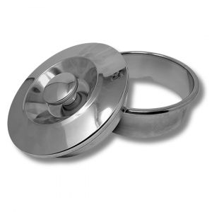 VGCV01-KIT Coperchio carapina ermetico piatto con anello per gelaterie