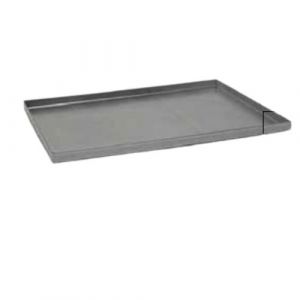 760AA60402 Rectangular baking tray in aluminised iron 60x40x2 cm