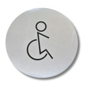 TE000-HC Stainless steel plate DISABLED BATHROOM Tech collection