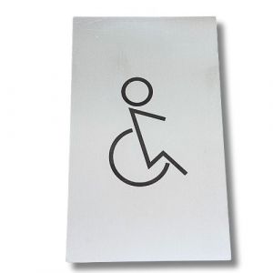 TE000-HR Stainless steel plate DISABLED BATHROOM Tech collection