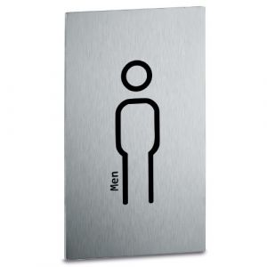 LE000-MR Stainless steel plate MEN'S BATHROOM Less collection