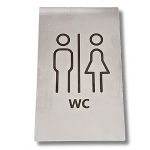 LE000-WMR Stainless steel plate MEN'S/WOMEN'S BATHROOM Less collection