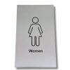 CL000-WR Stainless steel plate WOMEN'S BATHROOM Classic collection