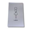 EL000-WR Stainless steel plate WOMEN'S BATHROOM Elegance collection