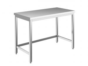 EUG2207-18 mesa con patas ECO 180x70x85h cm - tapa lisa - estructura inferior en 3 lados