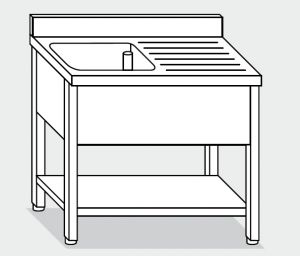 LT1153 Wash legs with stainless steel shelf