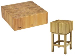 CCL1745 Tocón de madera 17cm con taburete 45x45x90h