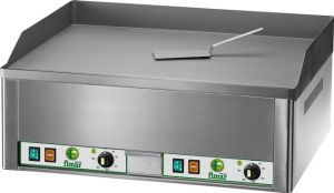 FRY2L Electric three-phase countertop griddle 6000W double plane smooth steel