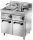 SFM18D Electric fryer 18+18 liters double basins on cabinet 11,5+11,5 kW three-phase big capacity