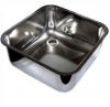 LV40/40/30 stainless steel cleaning sink-bowl to be welded dim. 400x400x300h