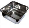 LV45/45/30 stainless steel cleaning sink-bowl to be welded dim. 450x450x300h