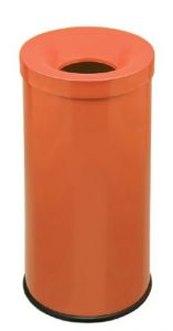 T772050 Fireproof paper bin Orange color 50 liters