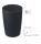 T114011 Fire-retardant plastic paper bin Cylindrical black 8 liters