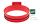 T601005 Support sac-poubelle acier Rouge