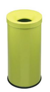 T772053 Fireproof paper bin Apple green 50 liters