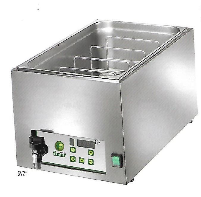 Reden kandidaat Doe een poging SV25 Sous-vide vacuum cooking machine stainless steel tank 25 lt