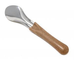 P83- Espátula para helado con mango efecto madera, 26 cm de largo