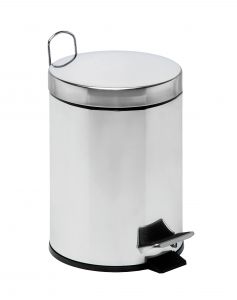 T106405 Pedal bin with galvanized steel inner bucket 5 liters (Pack of 4 pieces)