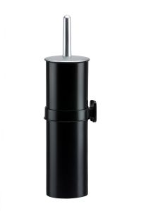 T104282 Black ABS wall mounted toilet brush holder