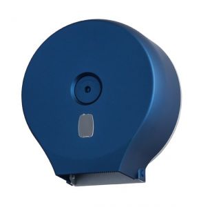 T104001STBL Roll toilet paper dispenser abs blue soft touch 200 m