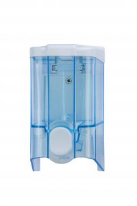 T908140 Distributore di sapone liquido push ABS blu 0,5 litri