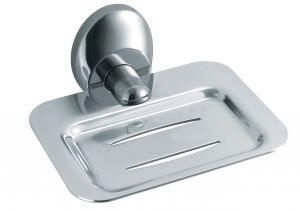 T105217 AISI 304 Brushed stainless steel soap holder