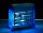 T903071 Sterminatore d’insetti acciaio inox Blu con griglia elettrica Insettivor Fluo 20W