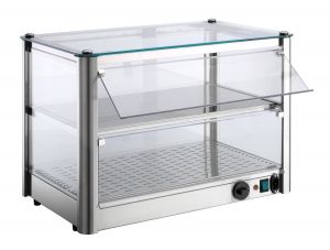 VKB32R Counter top display cabinet Hot 2 FLOORS made of stainless steel sheet